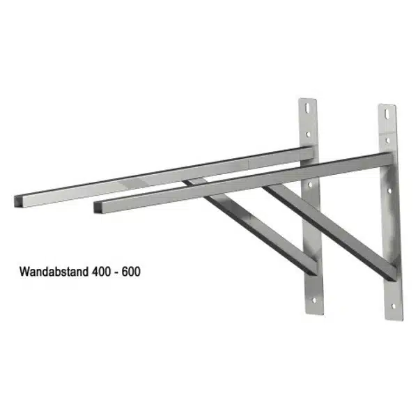 Beckmann Schornstein Wandkonsole 250 - 400 mm 1 Beckmann Schornstein Wandkonsole Edelstahl 250 - 400 mm