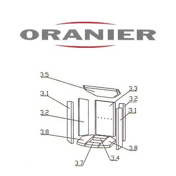 Oranier Arktis 4 Serie 1 Bodenstein Pos. 3.7 - 2901628000 1 Oranier Arktis 4 Serie 1 Bodenstein Pos. 3.7 - 2901628000