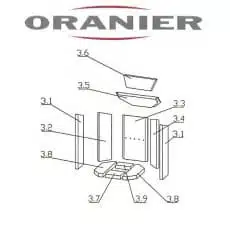 Oranier Kiruna 4 Serie 1 Seitenstein links Pos 3.2 - 2917414000