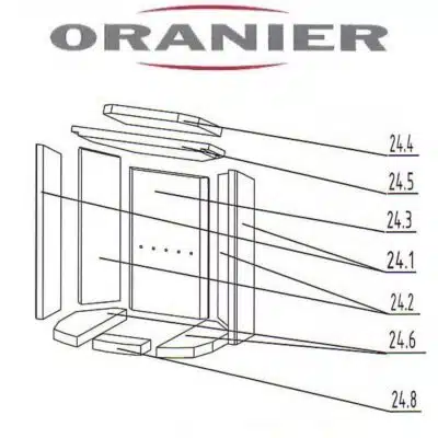 Oranier Pori 7 4671 Umlenkstein oben Pos. 24.4 - 2899373000