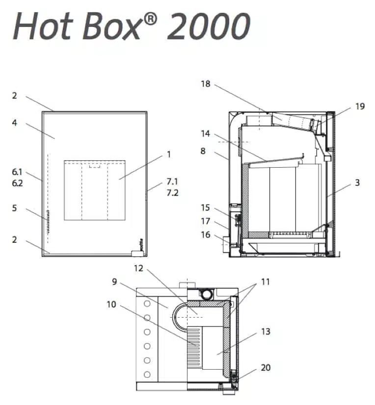 Wodtke Hot Box 2000 Glasscheibe black Pos. 1 - 097 942 1 Wodtke Hot Box 2000 Glasscheibe black Pos.1 - 097 942