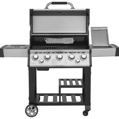 JUSTUS Mars Gasgrill-Küche 5+1 Silber Schwarz