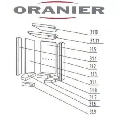 Oranier Pori 5 Serie 2 Bodenstein links Pos. 31.6 - 2910673000