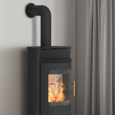 Hübner Kaminbau 7 Kaminofen Königshütte Saros Verkleidung Naturstein 28/5483