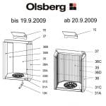 Olsberg Caldera Glasscheibe, Glas - 23/5261.2000