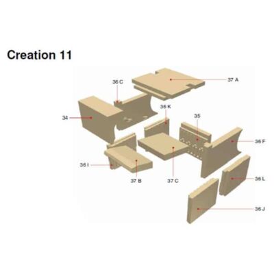 Olsberg Creation 11 Frontstein Pos. 34 - 21/5531-0085