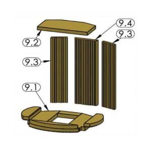 Oranier Atrium 7 4679 Schamotte Oranier Atrium 7 4679 Schamottstein Pos. 9.2 - 2920310000