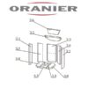 Oranier Kiruna 4 Serie 1 Bodenstein, Bodenplatte Pos 3.7 - 2901388000