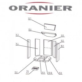 Oranier Kiruna 4 Seitenstein 4649 Serie 2 vorne rechts Pos 35.1 - 2904391000