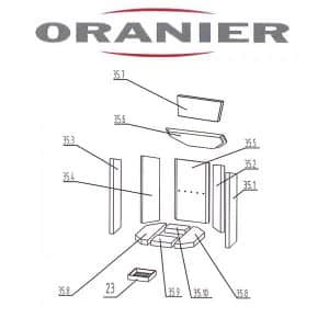 Oranier Kiruna 4 Serie 2 Seitenstein vorne links Pos 35.3 - 2904393000