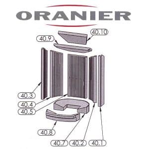 Oranier Polar 4 Serie 3 Bodenstein vorne Pos. 40.8 - 2905415000