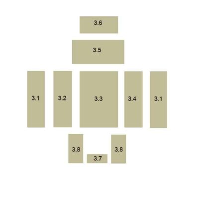 Oranier Polar 6 Serie 1 Rückwandstein Pos. 3.3 - 2899370000