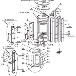 Oranier Polar 8 4654-8 Kaskade 8 4657-8 Serie 3 Auskleidung 2921324000