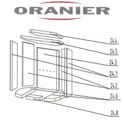 Oranier Pori 7 4671 Umlenkstein oben Pos. 24.4 - 2899373000