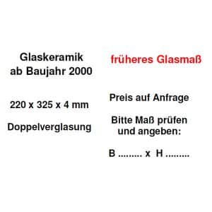 Schmid SH 8 G GB Glasscheibe komplett - 67/2080-2012