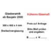 Schmid SH 9 T Glasscheibe - 67/2008-2012