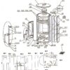 Oranier Polar Aqua IV 9 - 7601 Schamottsteine komplett - 2906848000