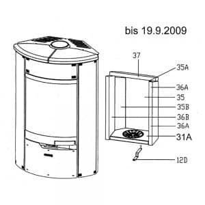 Olsberg Bemina 23/4081 Schamottesatz komplett bis 2009