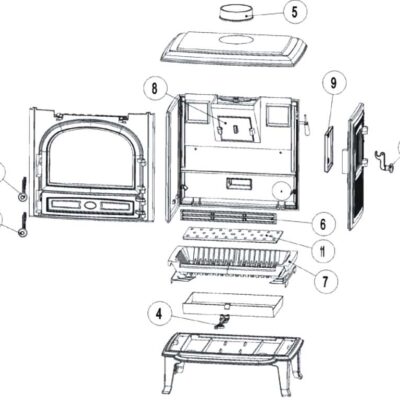 Leda Antigua M Türdichtung Scheibendichtung Set Ersatzteile - 1005-01649