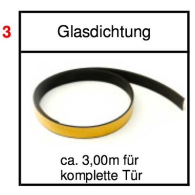 Schmid Lina 6745 51 57 80 s/h Glasdichtung 8x2mm - 75/1923-0821 Ersatzteile