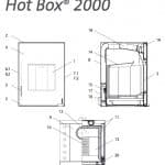 Wodtke Hot Box 2000 Glasscheibe black Pos.1 - 097 942