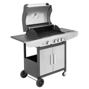 Justus Ares 3 SU Gasgrill Silber Schwarz