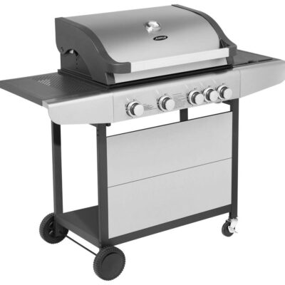 Justus Ares 4 S Grill Gasgrill Silber Schwarz