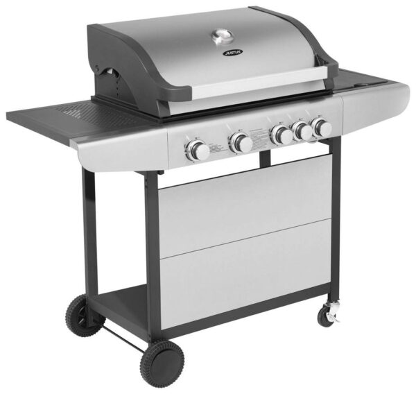 Justus Ares 4 S Grill Gasgrill Silber Schwarz