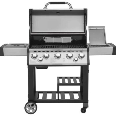 JUSTUS Mars Gasgrill-Küche 5+1 Silber Schwarz