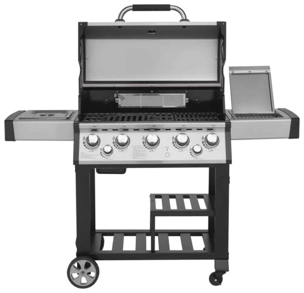 JUSTUS Mars Gasgrill-Küche 5+1 Silber Schwarz