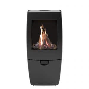 Dovre Sense 203GAP Gaskamin Gasofen Guss Schwarz