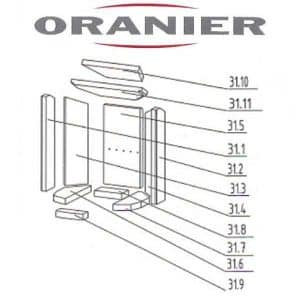 Oranier Pori 5 Serie 2 Bodenstein rechts Pos. 31.7 - 2910674000