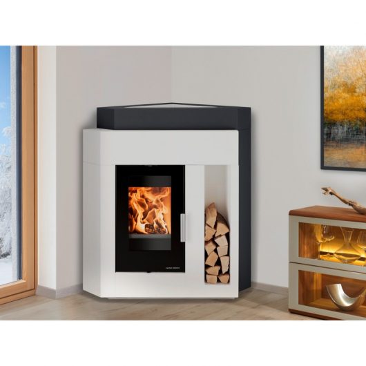 Eck-Kaminbausatz PINUS-II, Einsatz Kaminofen 218.17 - Ofenbernd.de