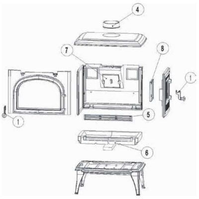 Leda Antigua S Bodenstein-Set, 3-teilig Pos. 6 - 1005-02257