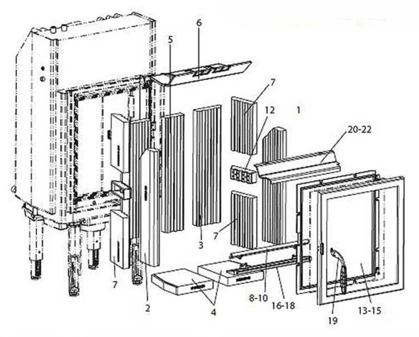 Leda Lava W Seitenstein Segment klein Pos. 7 - 1005-02488