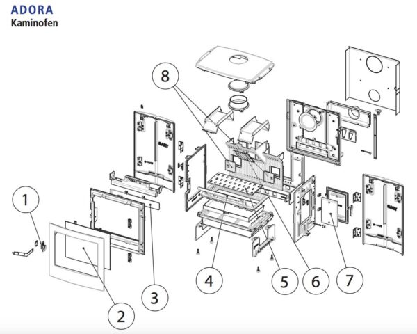 Leda Adora Stehrost Pos. 4 - 1005-02133