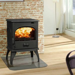 Dovre 250 Kaminofen Schwedenofen Schwarz 6 kW Kamin Holzofen Kohleofen