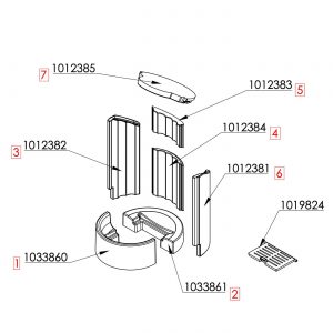 Spartherm Passo S M L RLU Schamottsteine Set ab 20115 - 1016311