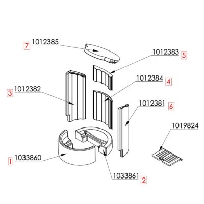 Spartherm Passo S M L RLU Schamottsteine Set ab 20115 - 1016311