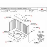 Spartherm Varia 1V / 1Vh H2O XL A1 Wandsatz Wandsteine 579999