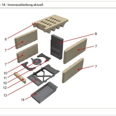 Schmid SD 11 E Seitenstein-Paket mit 4 x Seitenstein