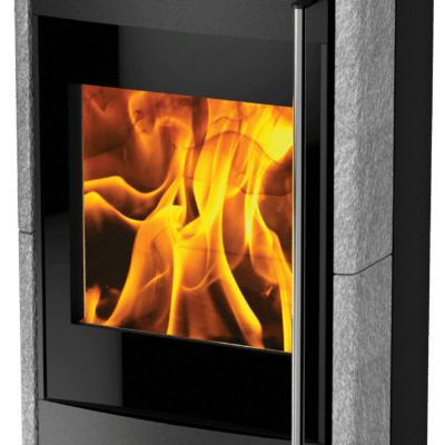 Fireplace Teramo Dauerbrandofen RLU Speckstein