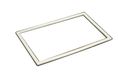 Schmid JU9 Dichtungsrahmen 168 x 108 x 3 (Glaskeramik)