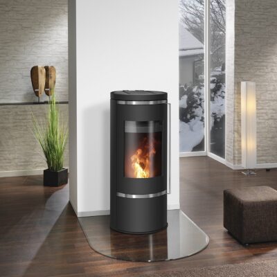 ORANIER CARUS 2.0 PELLETOFEN STAHL SCHWARZ