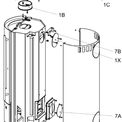 Olsberg Abdeckung Ø472xØ170x8  Pos.01A