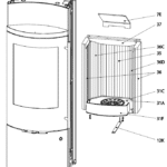 23/7461 CALDERA II COMPACT 6kW Umlenkstein 385x180x20