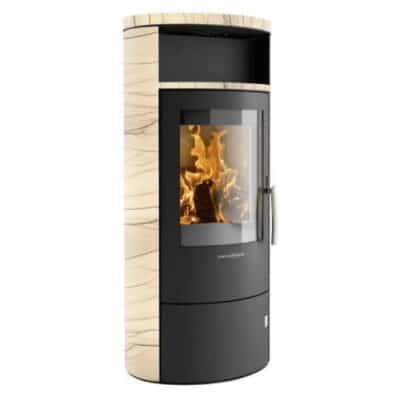 ORANIER POLAR 5 2.0 KAMINOFEN STAHL SCHWARZ / SANDSTEIN