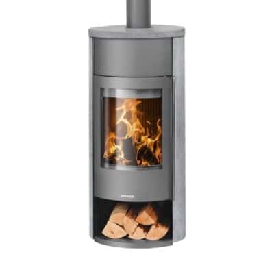 Kaminofen Oranier Polar Neo W+ | 8 kW Gussgrau Speckstein