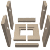 LinaTV 45 Riemchenstein 360 x 80 x 50/20