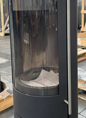 Hübner Kaminbau 8 Kaminofen Olsberg Palena Stahl schwarz 23/5751